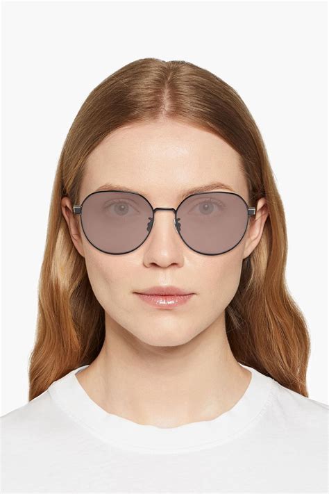 saint laurent round frame sunglasses.